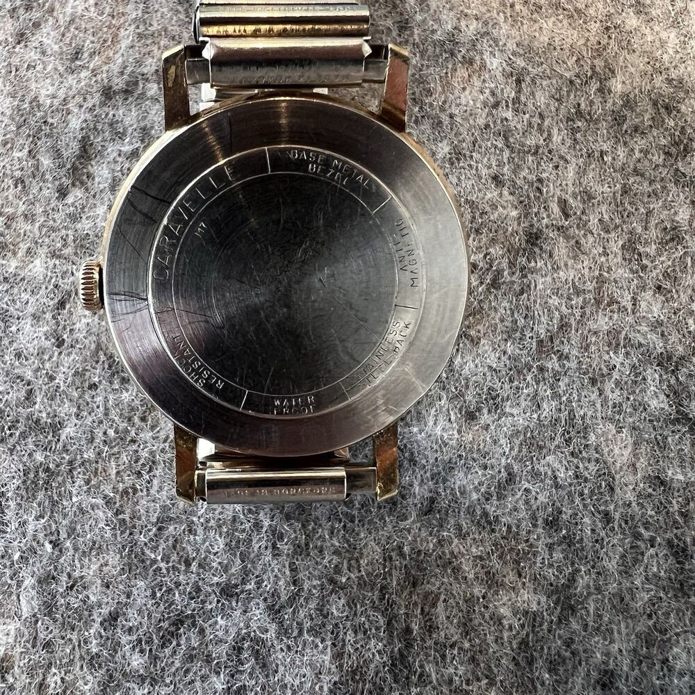 Vintage Caravelle Men’s Watch M7  Waterproof Japan Mvmt  Manual Wind - Picture 3 of 4